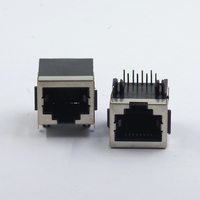 Conector Hembra RJ45 Ethernet Cat6 con Blindaje, Enchufe Modular de Internet de 1.5A, 10 Puertos y 8 Núcleos para un Rendimiento Óptimo