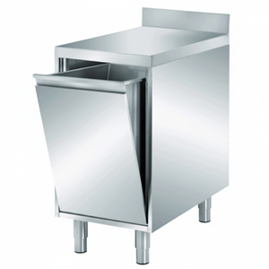 Table en acier inoxydable avec trémie - Product Image 1