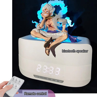 One Pieces Anime Figure Bluetooth Haut-Parleur Humidificateur Multifonction Flamme Lampe Figure Décoration Maison Meilleur Cadeau Pour Ami