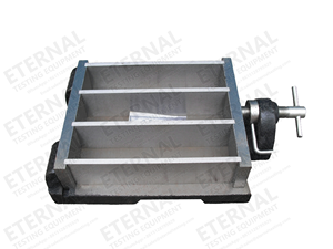 תבנית טיט בטון מלט שלוש כנופיות מעבדה יציקת טיט פלדה קוביית תבניות בדיקה אזרחית מכשיר בדיקה תבניות בדיקה - Product Image 3