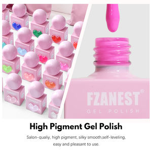 FZANEST Tpo Hema Free Fall Color Nails Gel Polishing Set, Productos para el Crecimiento <span class=keywords><strong>de</strong></span> Uñas, 26 Colores, Colección <span class=keywords><strong>de</strong></span> Uñas <span class=keywords><strong>de</strong></span> Gel, Uñas Navideñas - Product Image 6