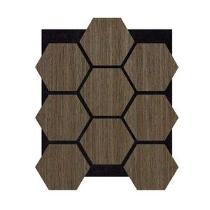 Panel Acústico Hexagonal Insonorizante de Poliéster Ignífugo y Ecológico, Diseño 3D para Hoteles - Product Image 1