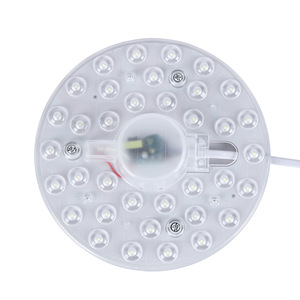 โมดูล LED แบบกลม 6W แสงวอร์มไวท์ 3500K AC 220V สำหรับใช้ภายในอาคาร อายุการใช้งาน 50000 ชม. CRI80 80lm/W 120 สามารถหรี่แสงได้ ใช่ - Product Image 1