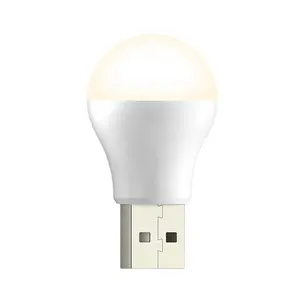 Mini LED Night Light Emergency Power Outage Use Outdoor Lighting Reading USB Plug in Lights Bedside Lamp