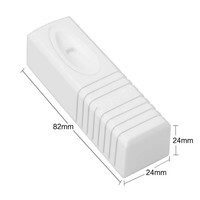 Capteur de vibration portable filaire DC 9-16V ABS pour détection de porte/fenêtre, alarme NO/NC, sécurité domestique, utilisation incendie, portée 0,5-3,5m Ansky