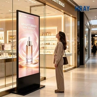Pantalla DLED HRAY de 55 Pulgadas con Retroiluminación, Tiempo de Respuesta de 8ms, Frecuencia de Actualización de 60Hz, Adecuada para Exhibición de Productos en Centros Comerciales, Compatible con OEM y ODM