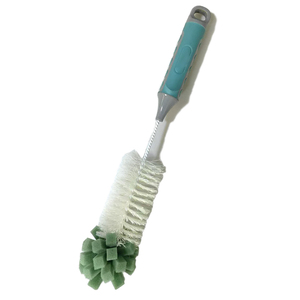 Bottiglia tazza pulizia bottiglie alimentatore morbido spugna manico lungo spazzola - Product Image 1