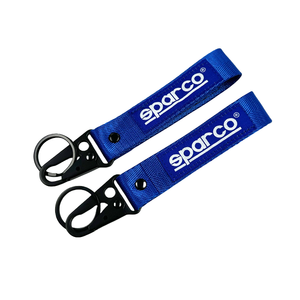 Portachiavi con moschettone in poliestere personalizzato con gancio cordino corto con cinturino serigrafia cordino intrecciato - Product Image 2