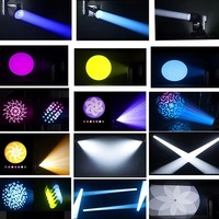 Projecteur LED 3-en-1 400W Beam Spot Wash à tête mobile avec zoom, prisme 4-38, 8-16 gobos, DMX512 pour scène, DJ, KTV, club