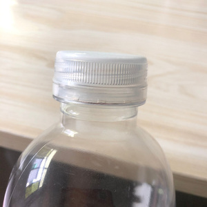 Fabricant de bouchons de bouteilles en PP transparent avec joint intérieur, couvercles à vis anti-fuite, vente en gros - Product Image 1