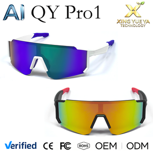 QY Pro1 Smart Glasses AI real-time translation BT music playback and receiving phone calls Riding Style Bluetooth sunglasses - Product Image 1