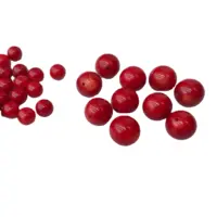 Pierre pengem 5A — perles rondes en bambou, corail rouge, pour boucles d'oreilles, fabrication de bijoux