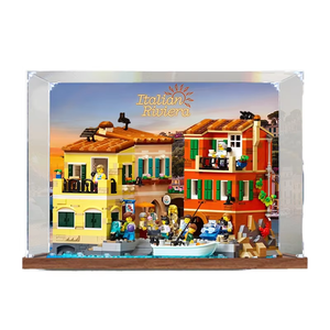 Moderno Módulo de Exhibición de Acrílico Antioxidante para Figuras de la Ciudad de la <span class=keywords><strong>Riviera</strong></span> Italiana 21359, Cubierta Protectora Contra el Polvo, Fácil de Usar - Product Image 1