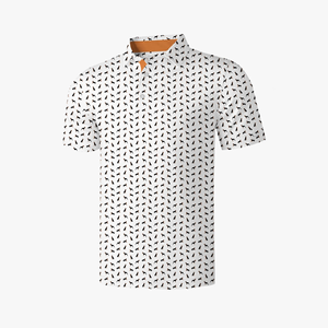 Proveedor de Camisetas Polo Deportivas a Rayas con Logotipo Personalizado Bordado e Impresión Completa, 90% Poliéster, 10% Elastano, Colores Deportivos para Golf - Product Image 4