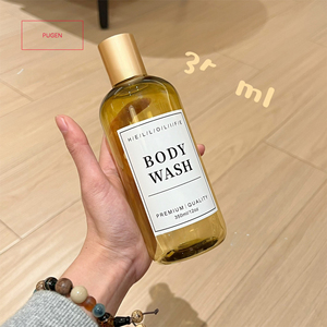 Stock 180ml 500ml propre jaune en <span class=keywords><strong>plastique</strong></span> or rose bouchon à vis bouteilles de shampooing pour la couleur des cheveux lotion sérigraphie pompe pulvérisateur - Product Image 3