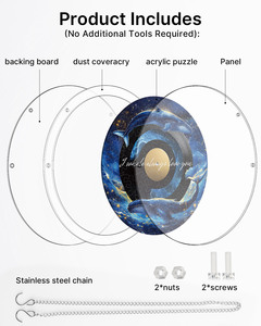Atrapasueños Acrílico de Ballena Oceánica, Decoración Temática Marina al por Mayor, Logotipo Personalizado OEM, Adorno Colgante para Acuario y Ventana del Hogar - Product Image 4