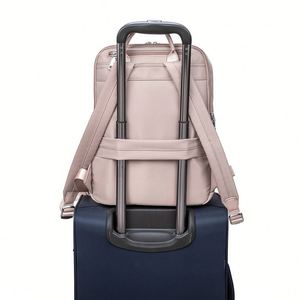 Sac à dos pour ordinateur portable grande capacité personnalisé pour femme, imperméable, en polyester Oxford, avec bretelles arquées, pour affaires, voyages et école - Product Image 4