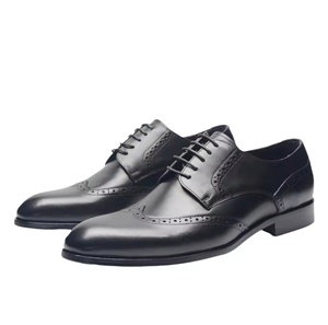 Zapatos Oxford Cómodos Antideslizantes Transpirables Casuales de Cuero Genuino para Hombre con Diseño Floral Cerrado, Impermeables y Ligeros - Product Image 3