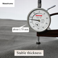 Wasserdichter Stoff Künstliches Synthetisches Mikrofaser 1,75 mm Kunstleder-Rolle für Autositze, Sofas, Taschen und Handwerk