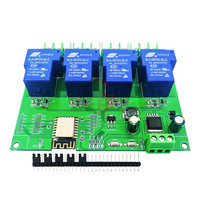 Modul Relay ESP8266 WIFI 1/2/4 Kanal 30A DC 12V 24V ESP-12F Papan Pengembangan DC 7V-28V 5V untuk Kontrol Nirkabel Rumah Pintar