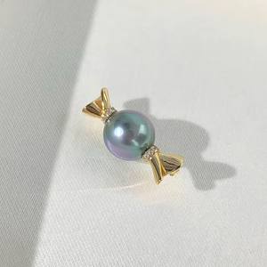 Accessoires en perles DIY, support de pendentif en argent S925, collier en jade tendance avec perles rondes de 10 à 13 mm, accessoire 31193 - Product Image 1