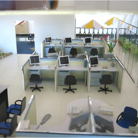 Modèle architectural miniature réaliste 3D personnalisable de bâtiment de bureau moderne européen, luxueux, en plastique, échelle 1:20-25