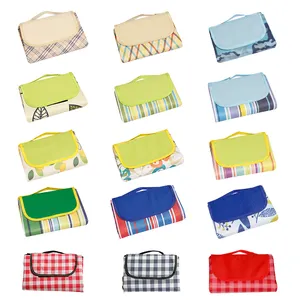 La migliore Vendita Personalizzato Coperta Da Picnic Stuoia Della Spiaggia con Tote Impermeabile Esterna Coperta Da Picnic