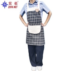 Tablier de cuisine et de coiffure Zixi en coton et lin, résistant aux taches, pour adultes, idéal pour la pâtisserie et le bricolage, fabriqué à Shanghai - Product Image 5