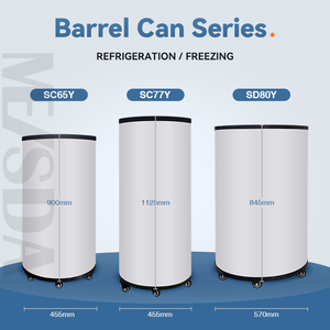 Meisda sd80y xách tay có thể định hình sâu Tủ đông/vòng Thùng Ice Cream Tủ đông với bánh xe - Product Image 6