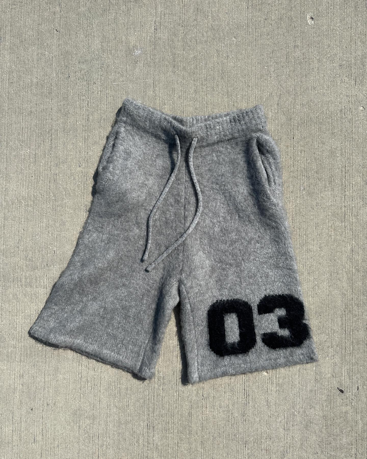 Custom Mohair Shorts - Fluffy Fuzzy Streetwear for Men