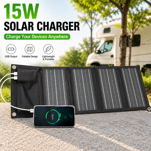 Petits panneaux solaires monocristallins pliables et fins pour charger les téléphones - Product Image 1