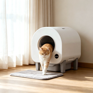Bac à litière intelligent pour chat, hermétique, automatique et autonettoyant, avec système de protection contre les surcharges sécurisé - Product Image 1