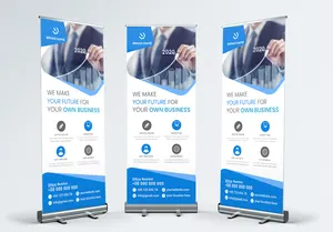 Pull Up Stand Portable Advertising Display Stand Booth Promotion Event Trade Show Rollup Banner Stand