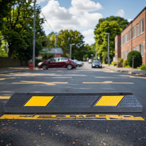 90cm PVCゴムホイールストッパー車の駐車場縁石メタゴムMR-WSP90 - Product Image 5