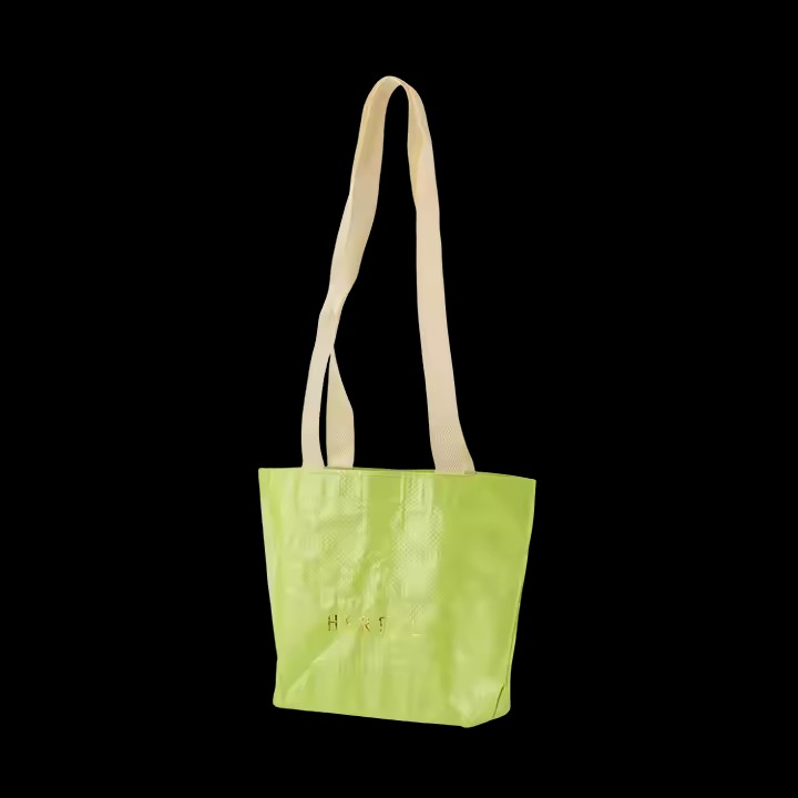 Customized logo Waterproof Large Reusable Shoulder Bag Foldable Laminated Pp Woven Bags For Shopping