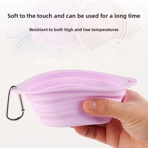 OEM ODM Factory Wholesale Pet Silicone Folding <b>Bowl</b> Outdoor Portable <b>Dog</b> <b>Bowl</b> Travel Feeder for <b>Dogs</b> - Product Image 5
