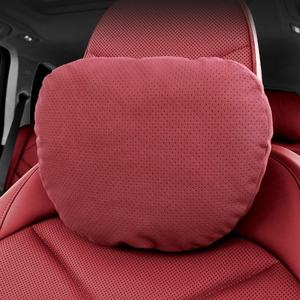Oreiller de voiture <span class=keywords><strong>Mercedes</strong></span>-Benz Maybach pour appuie-tête et protège-cou Bmw <span class=keywords><strong>Coussin</strong></span> de siège de voiture en cuir fabriqué en usine - Product Image 1