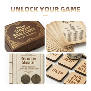 Jeu de société RPG Norse <span class=keywords><strong>Viking</strong></span> <span class=keywords><strong>Saga</strong></span> avec cartes à texture lin et guide, emballage personnalisé écologique - Product Image 3