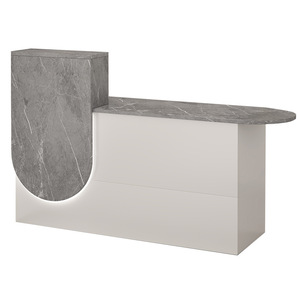 Bureau <span class=keywords><strong>d</strong></span>'<span class=keywords><strong>accueil</strong></span> moderne, simple, durable et écologique en bois, pour usage commercial dans les supermarchés, salons de coiffure, magasins de vêtements - Product Image 5