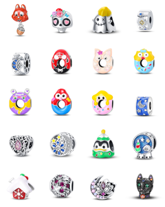 <span class=keywords><strong>Abalorios</strong></span> para Pulsera DIY <span class=keywords><strong>de</strong></span> Año Nuevo con Colgante <span class=keywords><strong>de</strong></span> Corazón Plateado y Diseño <span class=keywords><strong>de</strong></span> Carpa Dorada con Zirconia que Atrae la Riqueza, Chapado en Oro, Unisex - Product Image 2