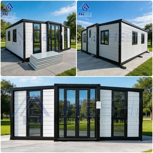 บ้านสำเร็จรูปแบบขยายได้ AU Standard ขนาด 20 ฟุต 40 ฟุต 1 2 3 4 5 ห้องนอน พับได้ ขาย บ้านเคลื่อนที่ วิลล่า - Product Image 3