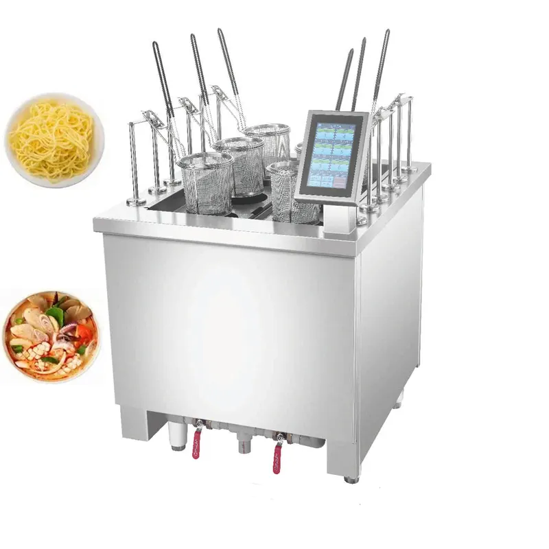Macchina per cuocipasta cinese commerciale Ramen Noodle Cooker fornello elettrico per Pasta automatico