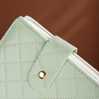 Nouvelle Pochette de Rangement Pliante pour Bijoux de Voyage, Colliers en Or, Carnet de Notes avec Compartiment