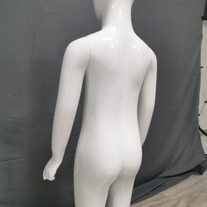 หุ่นพลาสติกสีขาวสำหรับเด็ก,หุ่นแสดงขนาดเสื้อผ้ายืดหยุ่นได้ - Product Image 5