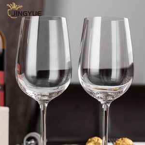 Jingyue 350ml calici in vetro calici a stelo lungo trasparente in cristallo di vino rosso per regalo per festa di nozze - Product Image 3