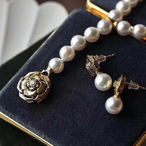 ชุดอุปกรณ์ทำเครื่องประดับมุกเงินแท้ S925 พร้อมฐานเปล่าสำหรับสร้อยคอจี้แฟชั่น 9213 - Product Image 3