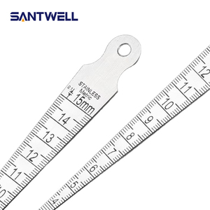 Factory Direct OEM/ODM SANTWELL Brand Taper Gauge 1-15mm Stainless Steel Wedge Ruler for Industrial <b>Gap</b> Inner Diameter Measuring - Product Image 6