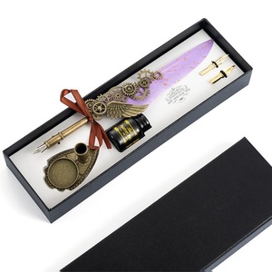 Juego de Bolígrafos Retro Toscano Industriales de Metal con Diseño de Engranajes, Estilo Punk Mecánico para Caligrafía, con 5 Puntas de 1.0mm - Product Image 2