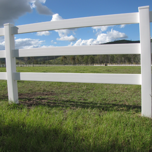 Clôture en PVC de haute qualité à 3 rails, clôture en PVC pour moutons, clôture en PVC à 3 rails <span class=keywords><strong>Fam</strong></span>, clôture en vinyle à 3 rails Ranch - Product Image 4