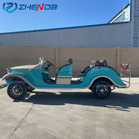 Carrito Clásico Blanco de 5-11 Plazas Estilo Vintage |   Carrito de Golf Premium Más Vendido en Venta